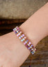 Boho Bracelet, Friendship Bracelet, Blue Amazoniteand Purple Jasper